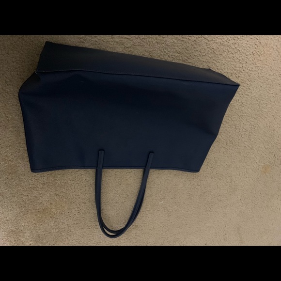 Tory Burch Navy leather large Tote - Picture 5 of 5